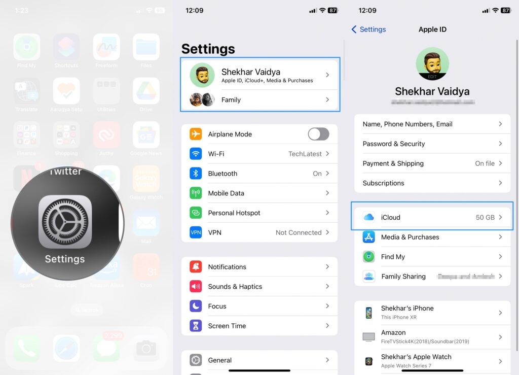 iPhone iCloud - Ihre Netzwerkeinstellungen verhindern das private Laden von Inhalten