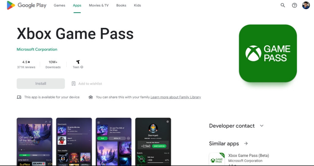 Xbox Cloud Gaming
