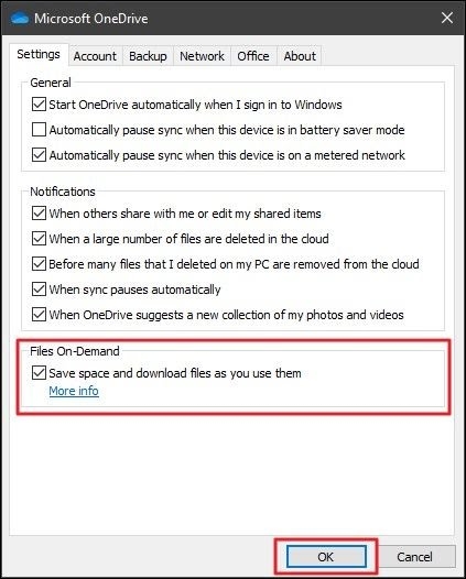 OneDrive On-Demand機能 - Microsoft OneDriveのエラー0x8007016a