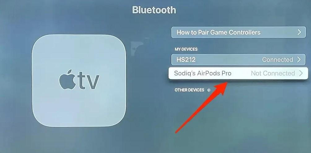 Apple TV에 AirPods 연결하는 방법?