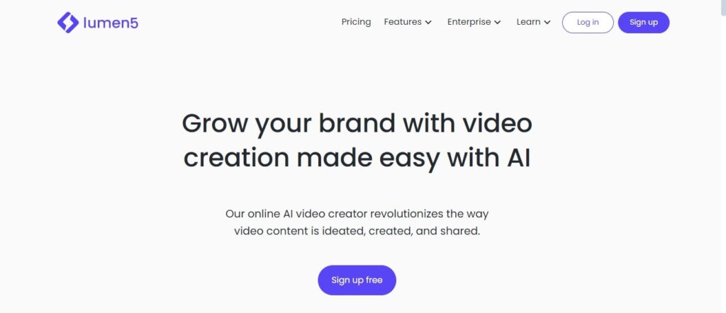 Lumen5 AI Text to Video