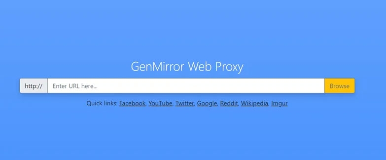 GenMirror - Mejores Sitios Proxy de YouTube