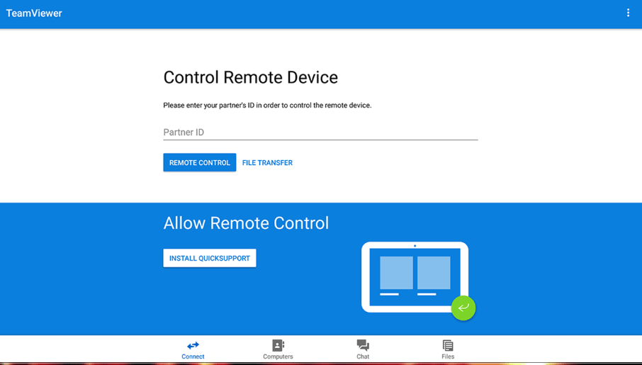 Controle de ID do Parceiro do Aplicativo TV