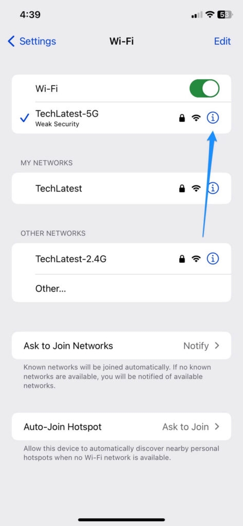 IP-Adressverfolgung auf dem iPhone