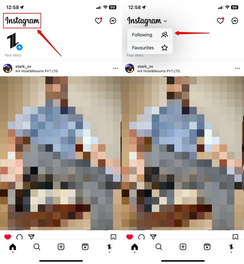 Post dagli utenti seguiti