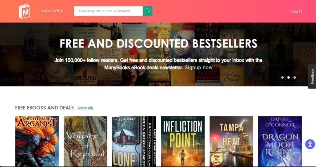ManyBooks - PDF Drive Alternative