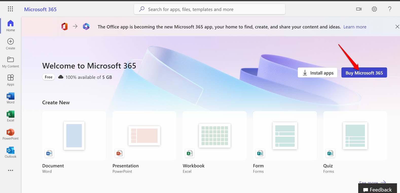 kaufen Sie Ihr Microsoft 365-Abonnement