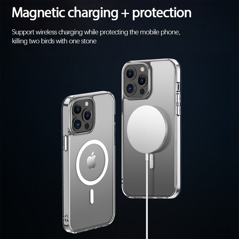 iPhone 13 mini用クリアマグネティックケース