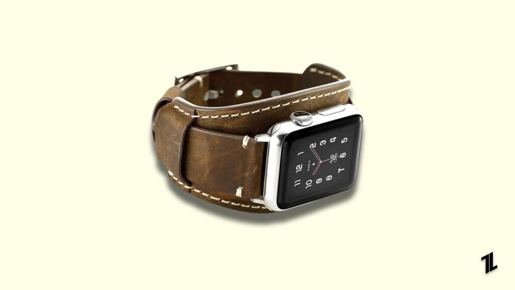 Coobes Compatible con Correa de Reloj Apple - Mejores Correos de Reloj de Cuero Anchas