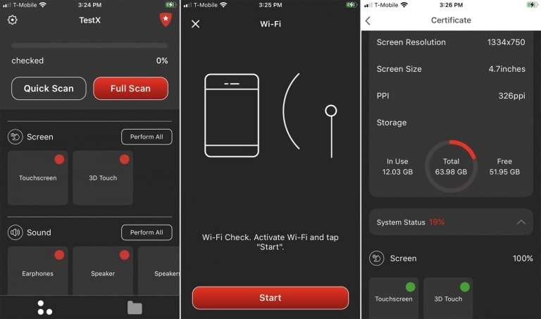 Comment effectuer un test de diagnostic sur iPhone ?