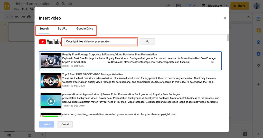 Cómo Incrustar un Video en Google Slides