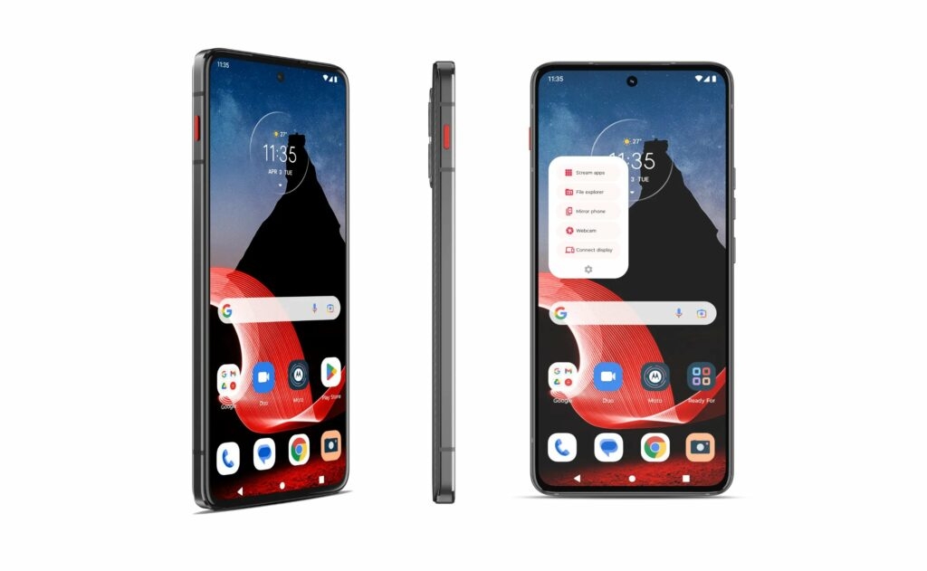 모토로라 ThinkPhone 유출 렌더링