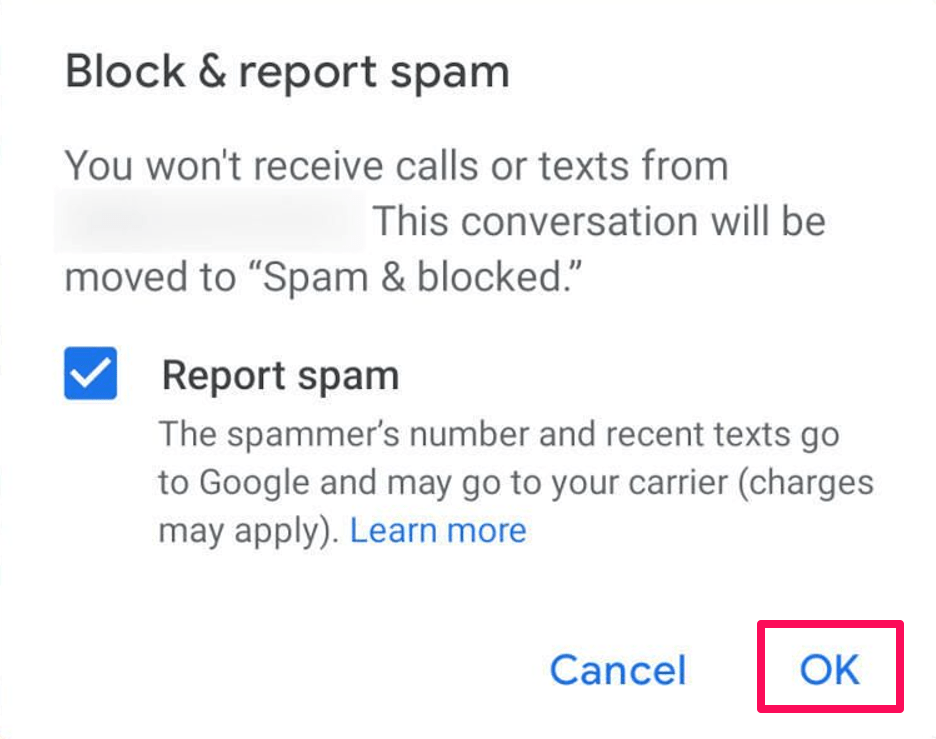 Bloquear el número
