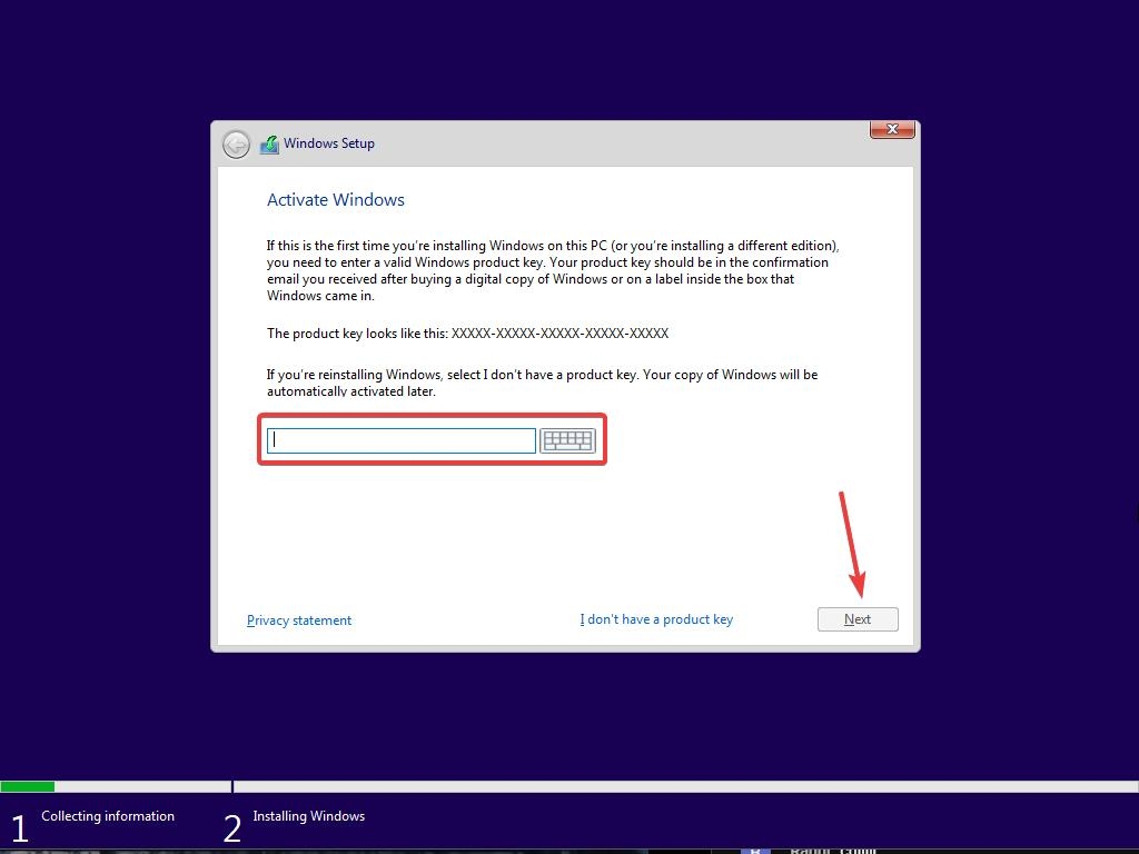 Windows 10 설치