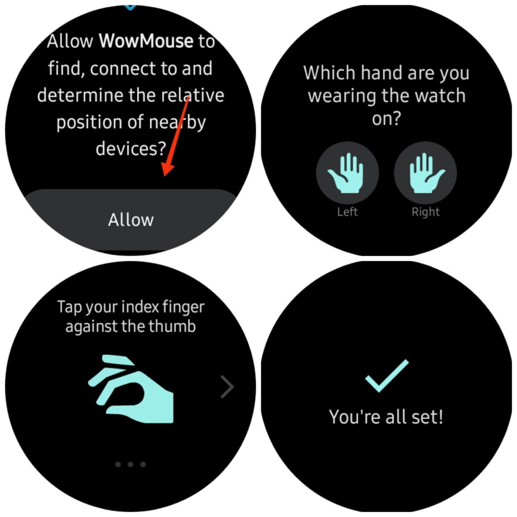 consenti autorizzazioni WowMouse e completa la configurazione