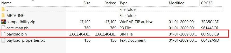 Extraer el archivo Boot.img de Stock