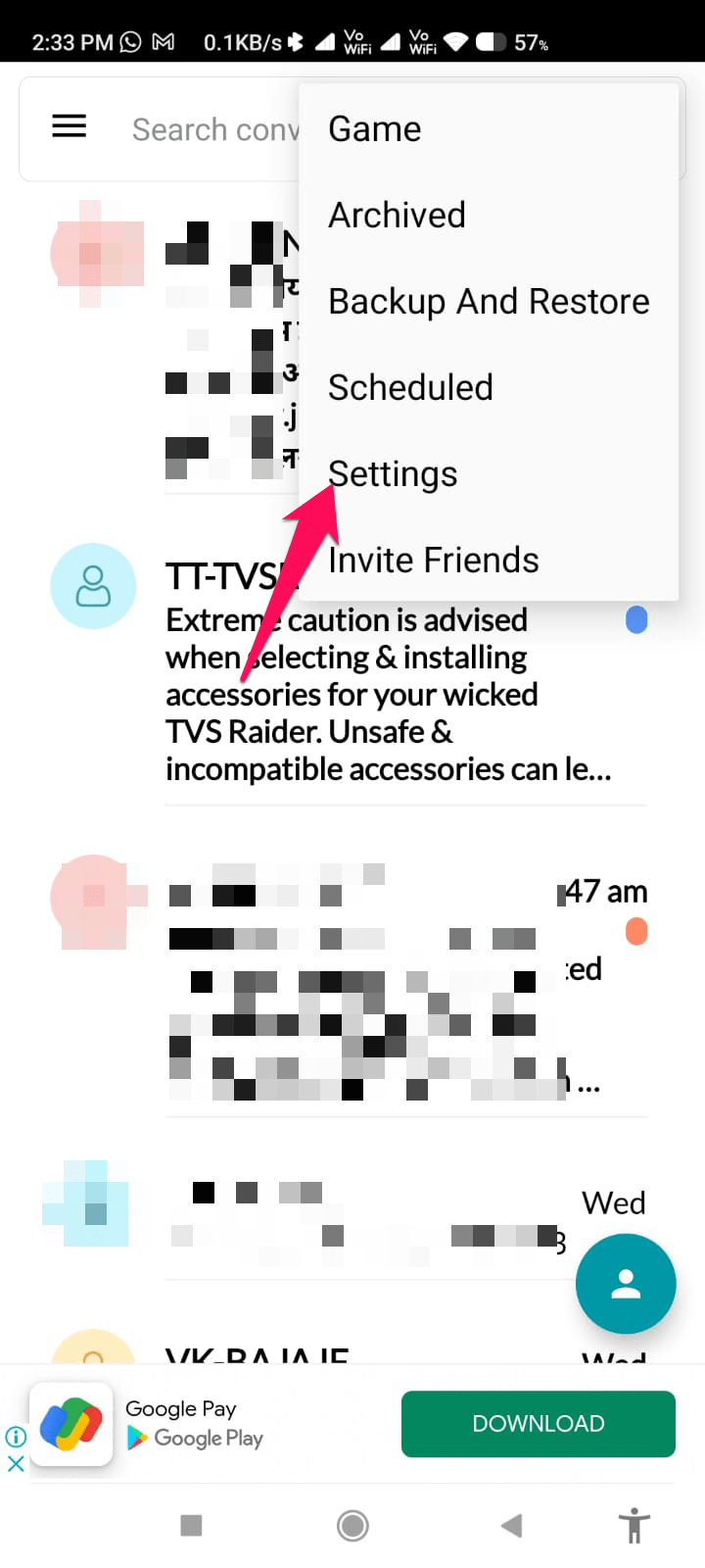 Filtrar spammers