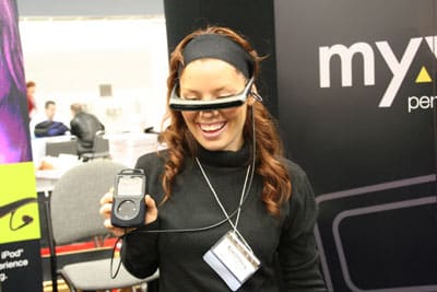 Macworld Expo 2006: MicroOptical myVu Personal Media Viewer