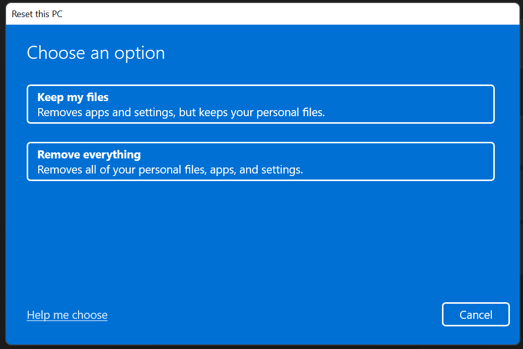 Windows 재설정 (4)