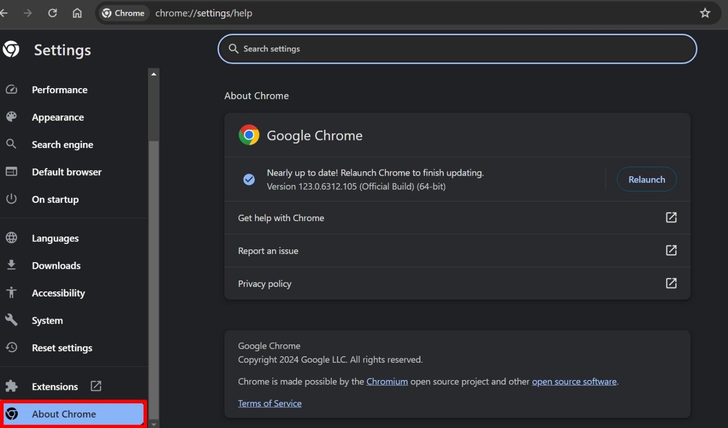 Über Chrome
