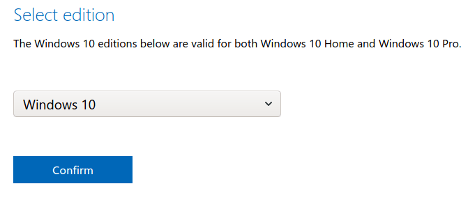 Gehe zur Microsoft-Seite und wähle die gewünschte Datei aus