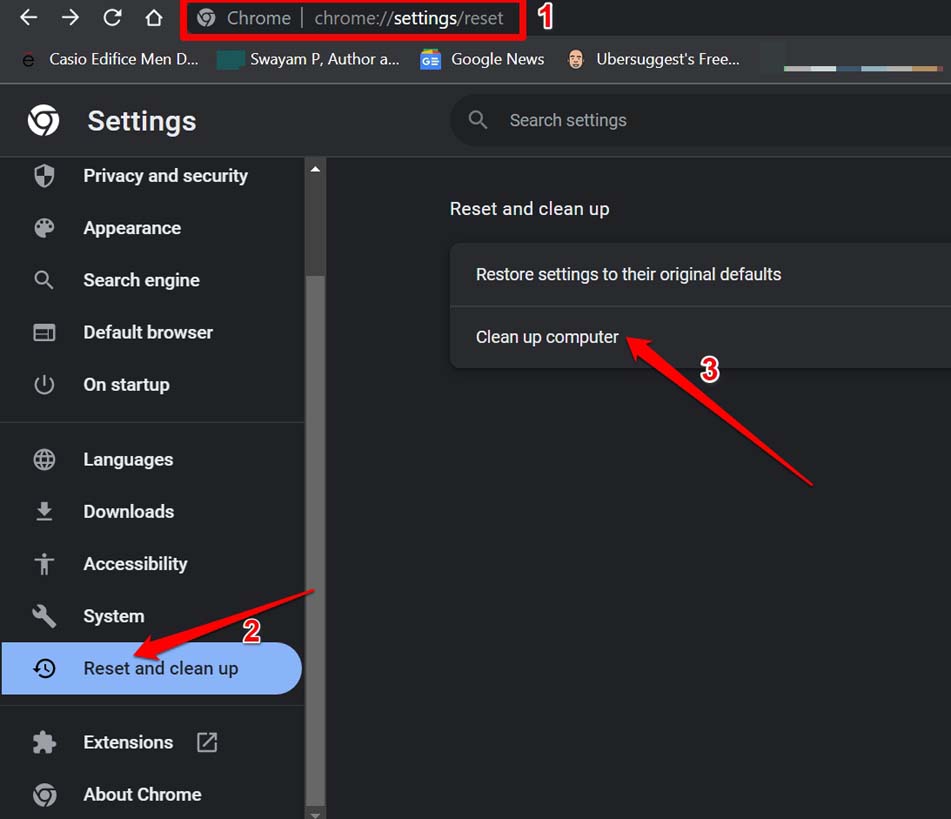 Computer mit dem Chrome Cleanup-Tool bereinigen