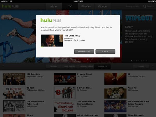 iPhone + iPad Gems : Articles, Hulu Plus, Netflix + Times pour iPad
