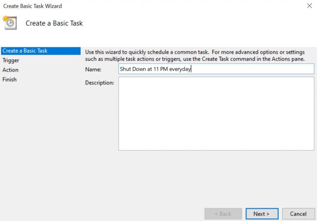 Windows 10 für eine automatische Abschaltung planen