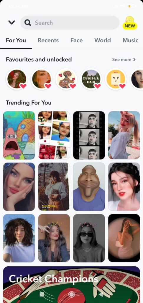 A través del Snapchat Lens Studio - Desbloquear la Lente de Mariposas en Snapchat