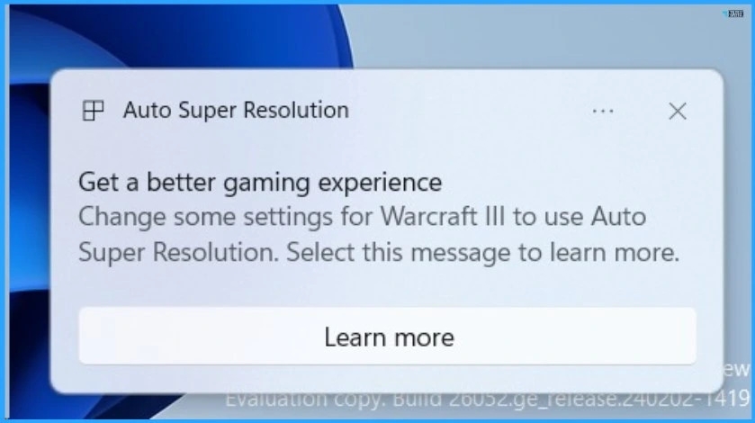Escalado AI de Windows 11