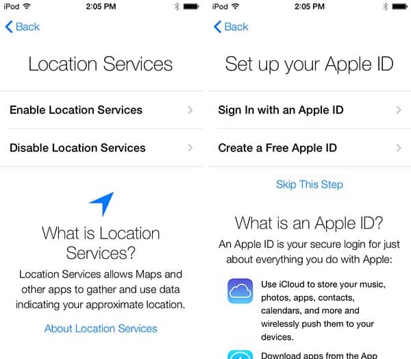 iOS 7: Configuración Inicial o Actualización Desde iOS 6
