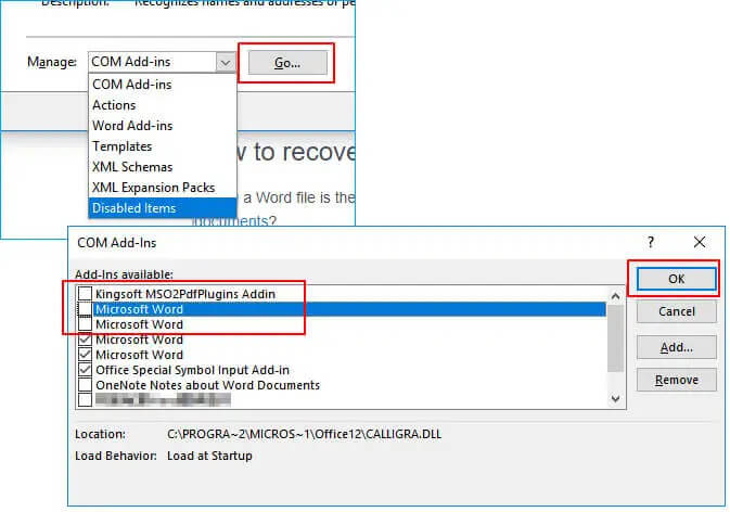 Microsoft Word No Responde