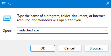 Usa lo strumento di diagnostica della memoria di Windows 