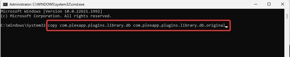 copy com.plexapp.plugins.library.db com.plexapp.plugins.library.db.original - Plex: Ocurrió un error al cargar elementos para reproducir