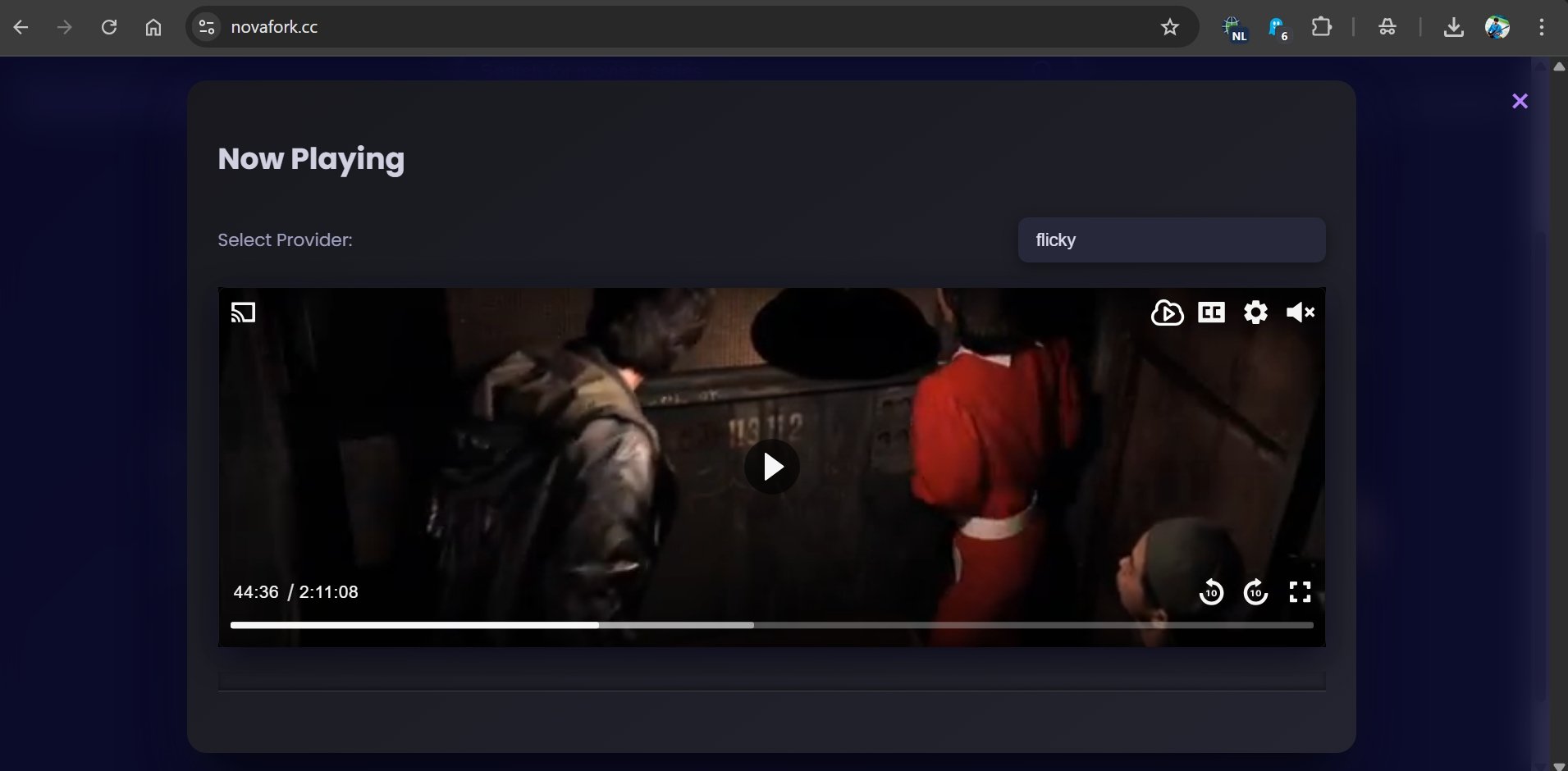 Novaforkで無料映画をストリーミングする方法