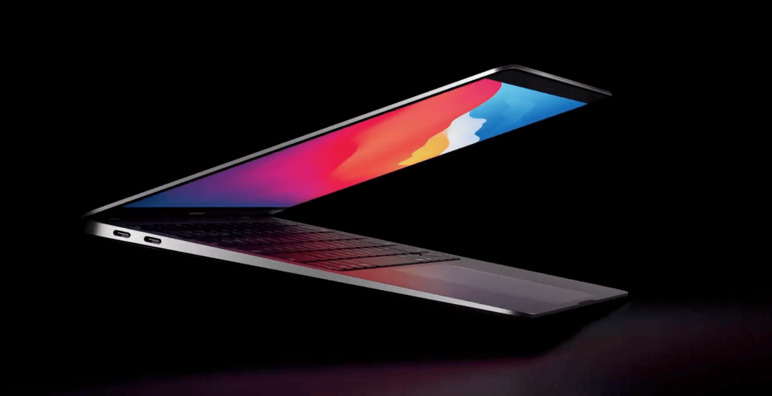 M1 칩이 탑재된 애플 MacBook Air