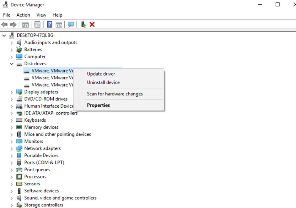 Atualizar, Reverter ou Reinstalar Drivers