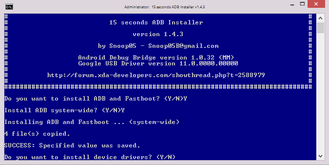 Install ADB and Fastboot