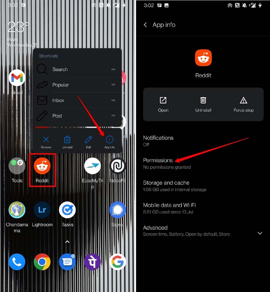 permessi app android