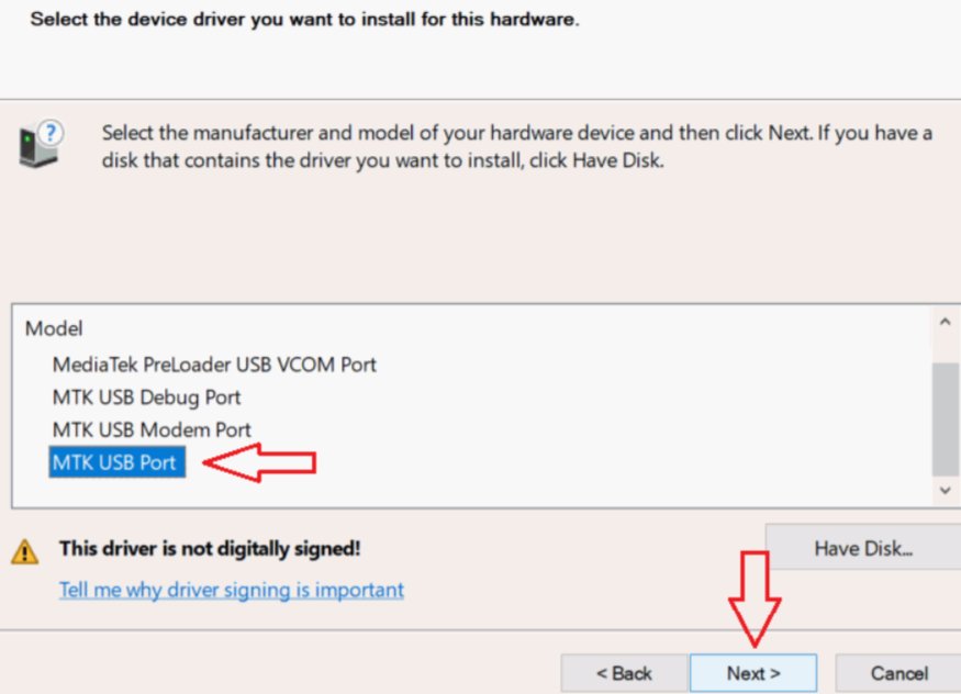 Etapas para Instalar o Driver MTK VCOM no PC Windows