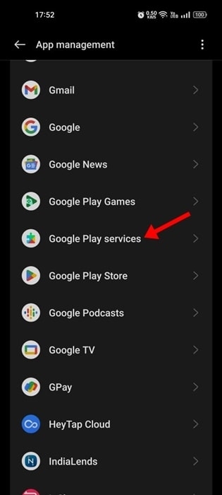 Ripristina i servizi Google Play - Problema di chiusura dell'app YouTube