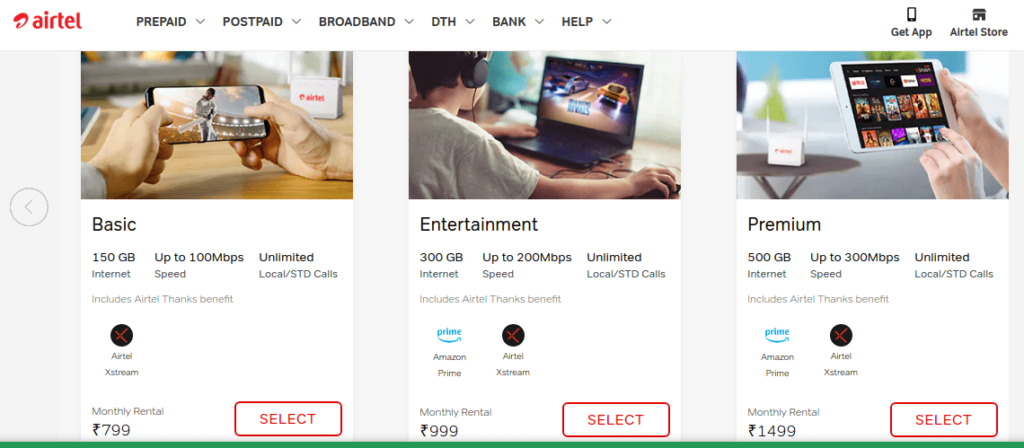 Airtel está Oferecendo 1000 GB de Dados Adicionais