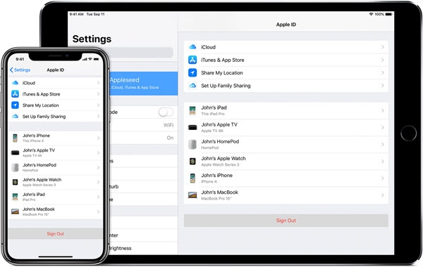 Wie man das iPad vom iPhone trennt?