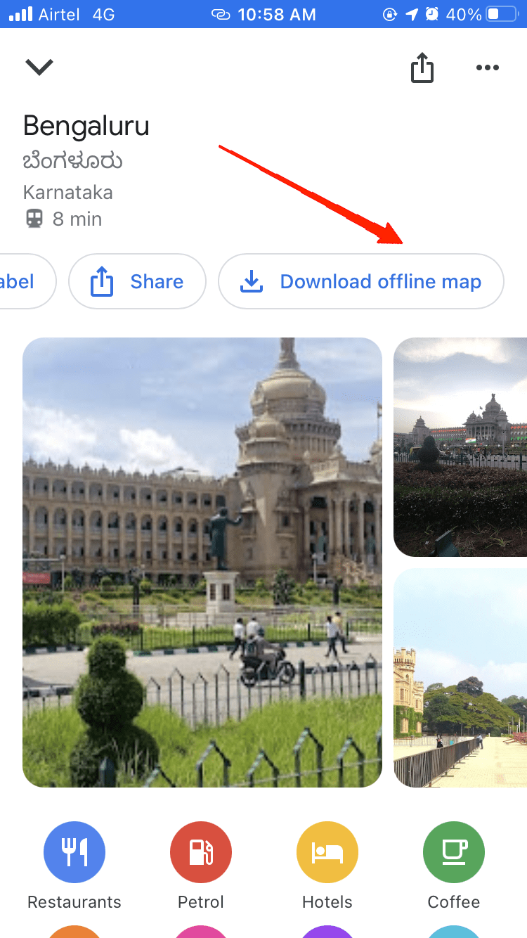 cliquez sur l'icône de téléchargement