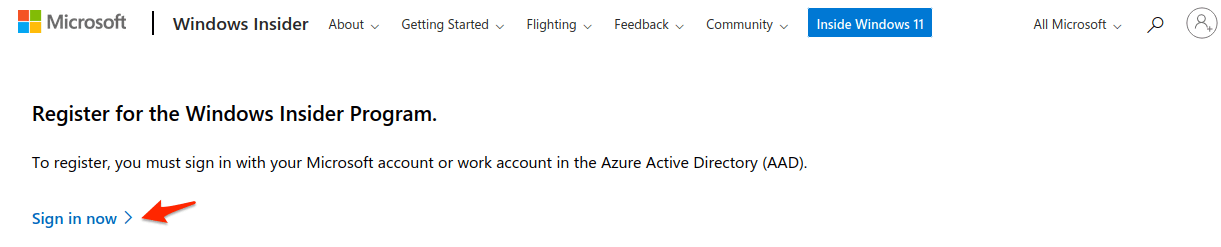 Clicca su “Accedi ora,” e questo utilizzerà il tuo account Windows esistente
