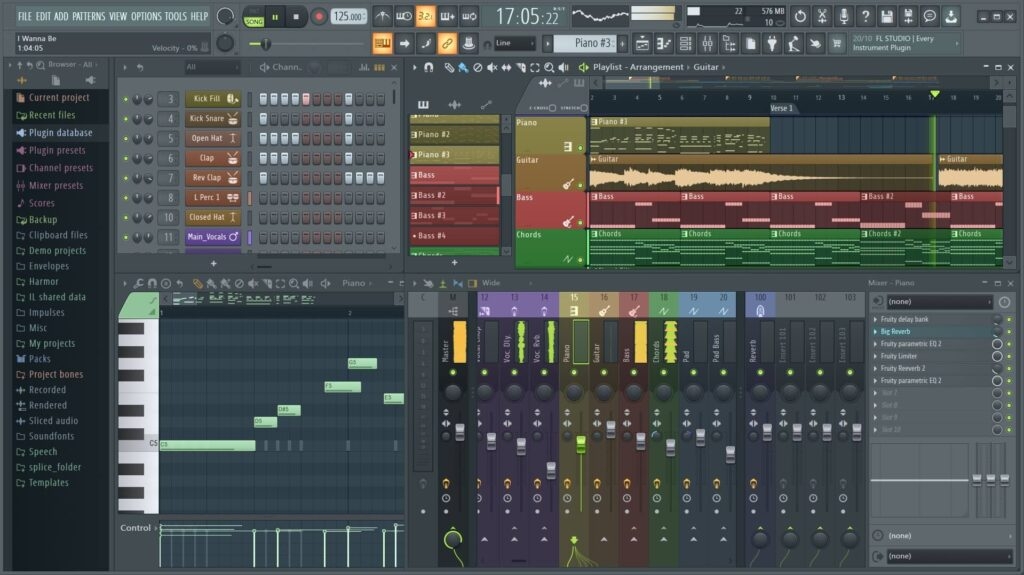 FL Studio Pro - GarageBand Alternativen für Windows
