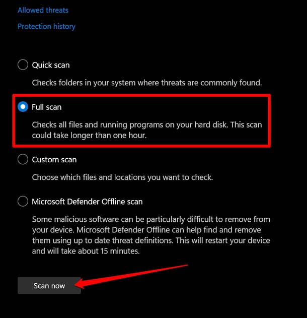 Vollständigen Systemscan Windows durchführen