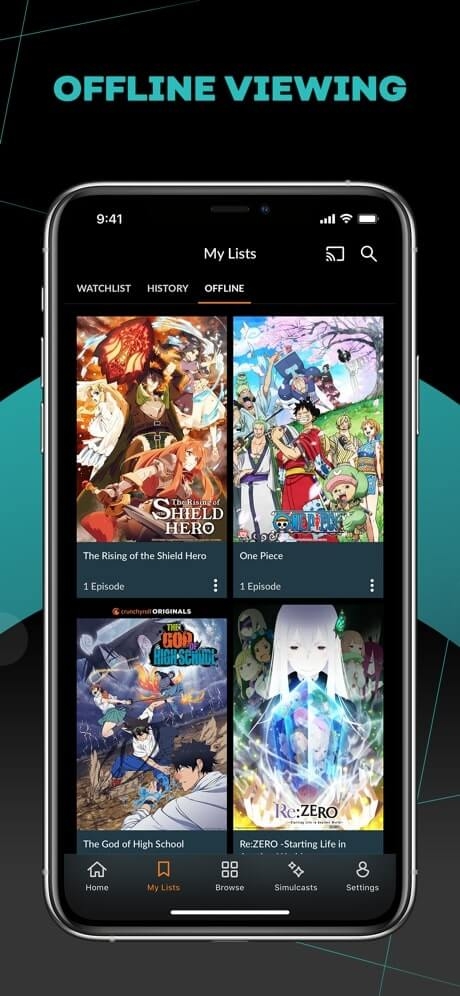 Crunchyroll - Mejores Aplicaciones de Streaming de Anime para Android e iOS