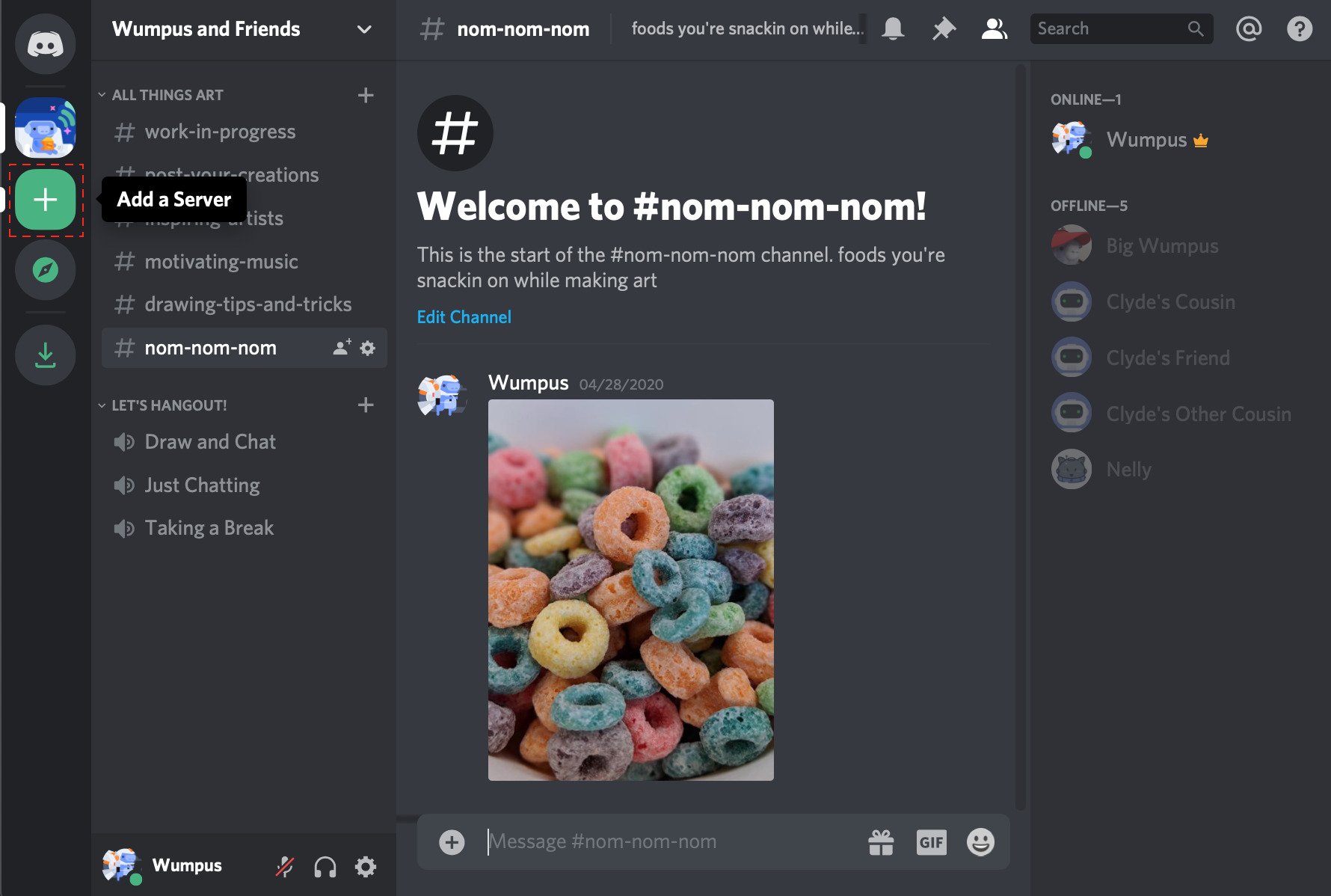 Discord Create Channel