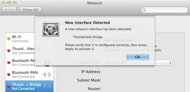 Wie aktiviere ich die Thunderbolt Bridge auf Mac?